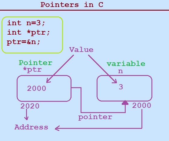 Pointers in C programming Language.