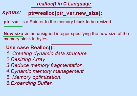 realloc is a C language function  that resizes a previously allocated block of memory.